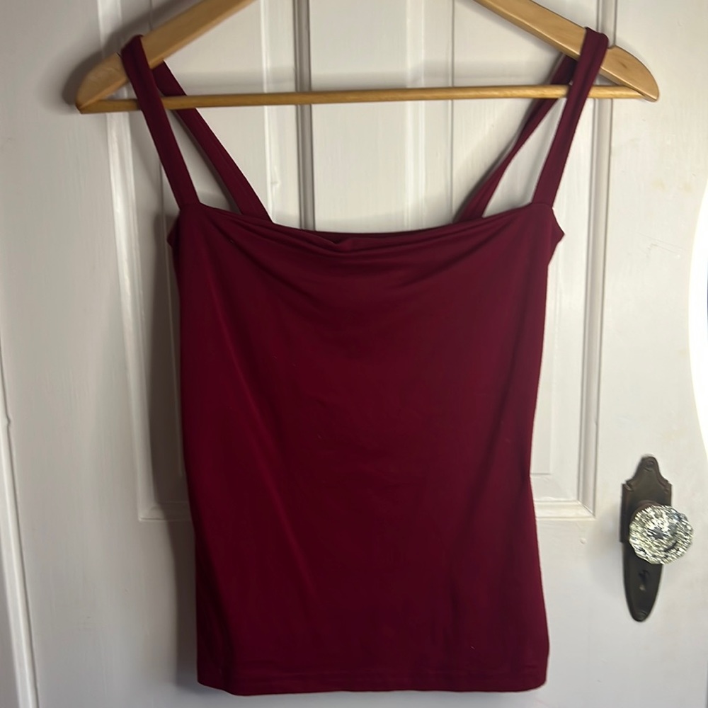 Susana Monaco red square neck tank